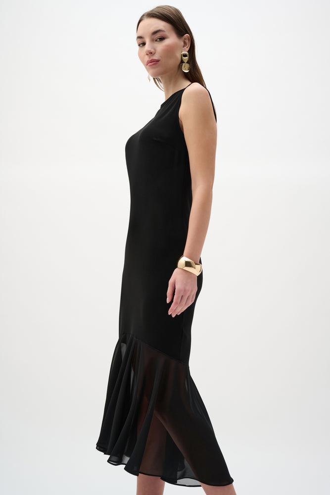 joseph ribkoff long black dress Joseph Ribkoff Dress 253987 Black / M