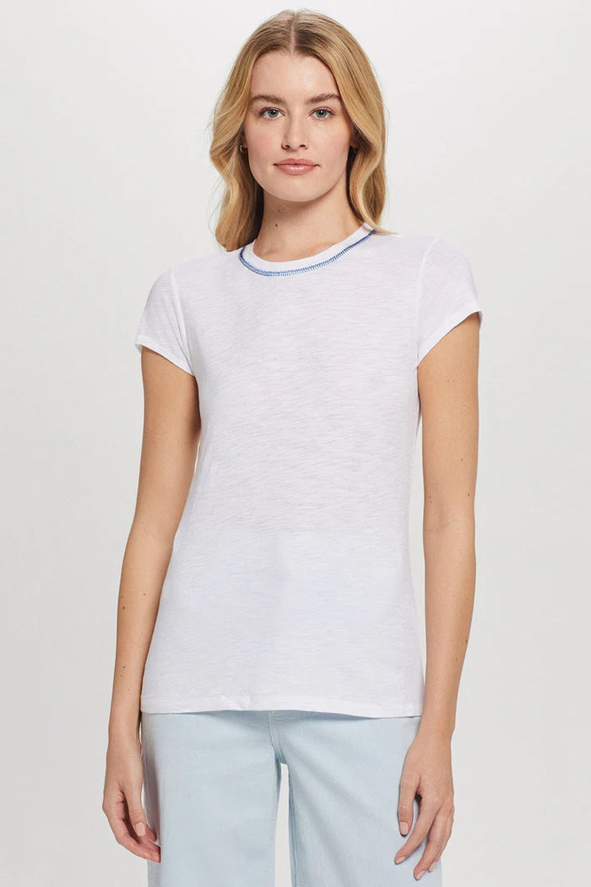Goldie Lewinter Signature Stitch Ringer Tee