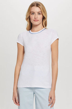Goldie Lewinter Signature Stitch Ringer Tee