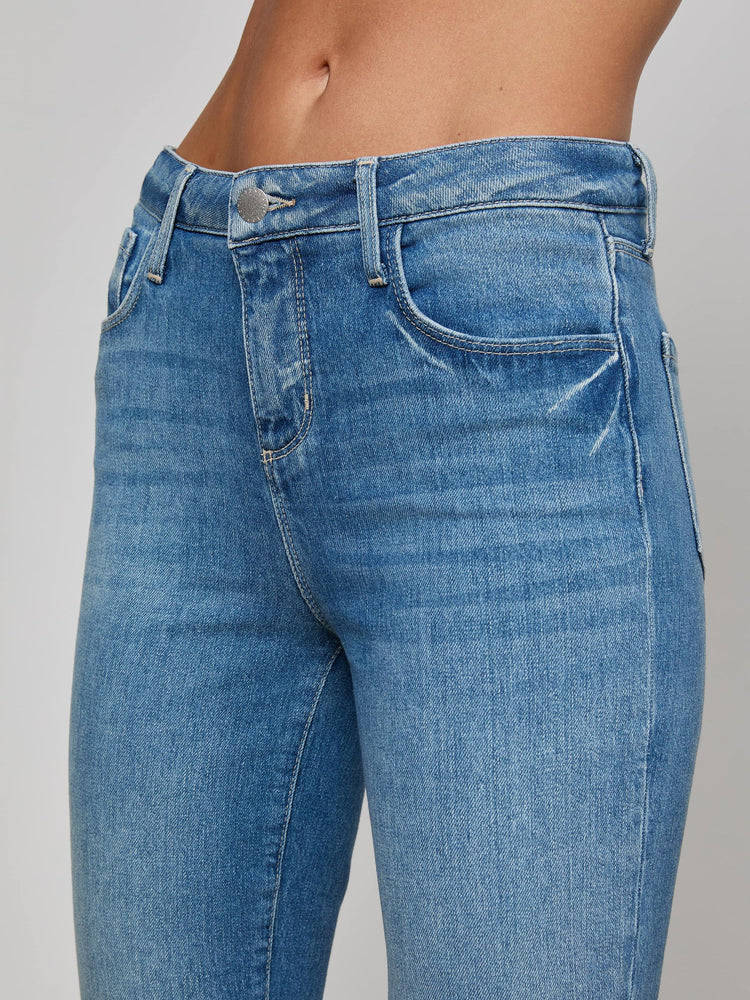 L'Agence Ruth High Rise Straight Jeans