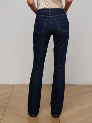 L'Agence Selma High Rise Sleek Baby Boot Jeans, Koval
