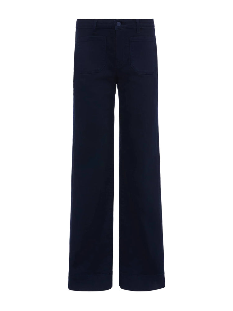 L'Agence Nolan High Rise Patch Pocket Wide Leg Pant