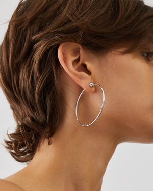 Jenny Bird Icon Hoops - Medium, Available in 2 Colors