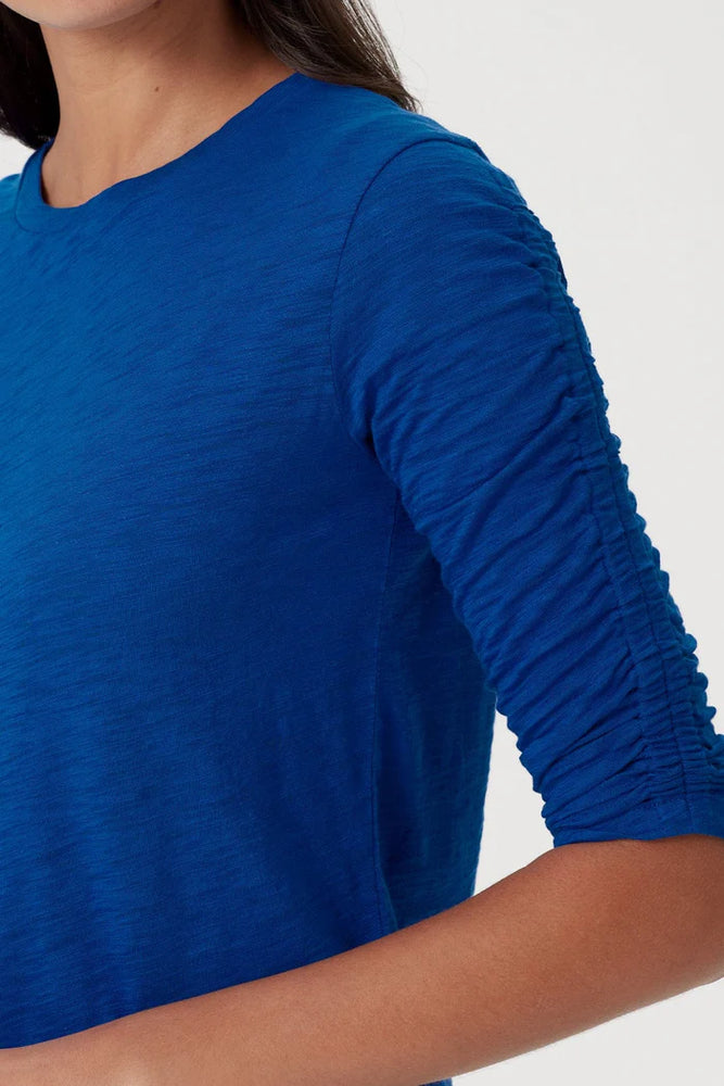 Goldie Lewinter Ruched Half Sleeve Tee