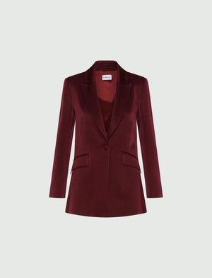 Marella Cognac Satin Blazer