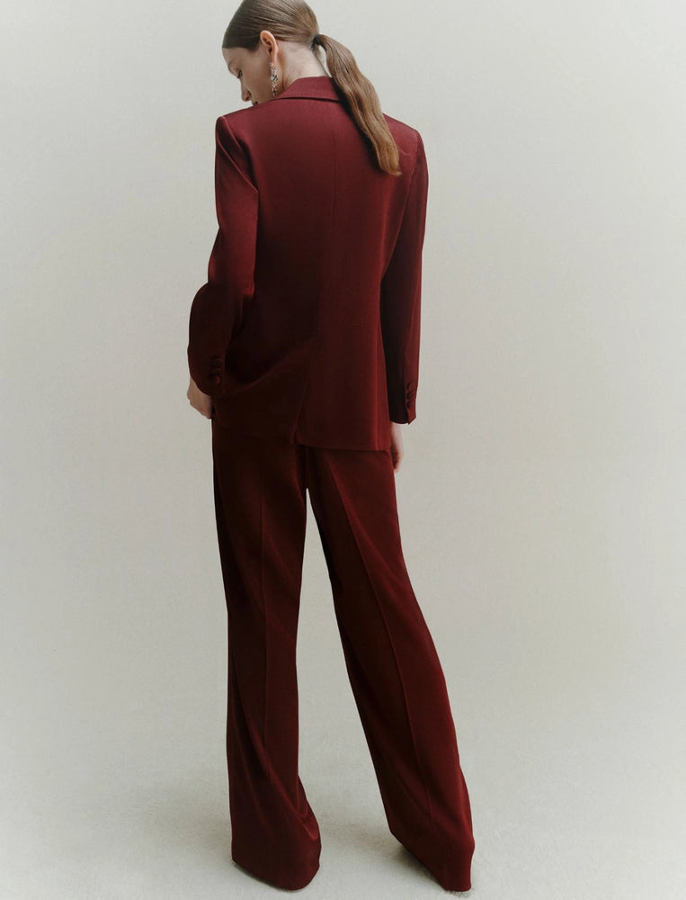 Marella Cognac Satin Blazer