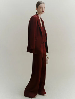 Marella Cognac Satin Blazer