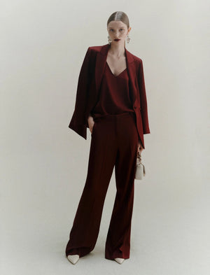 Marella Wolf Satin Trousers