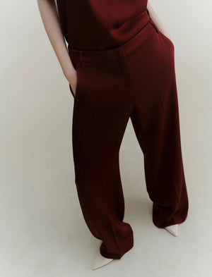 Marella Wolf Satin Trousers