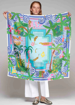 Vilagallo Silk Square Scarf