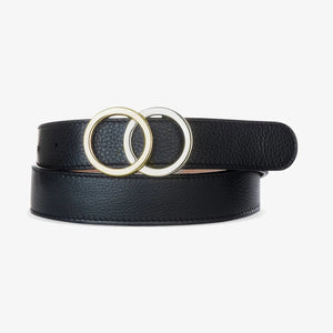 Brave Leather Otir Belt, Black