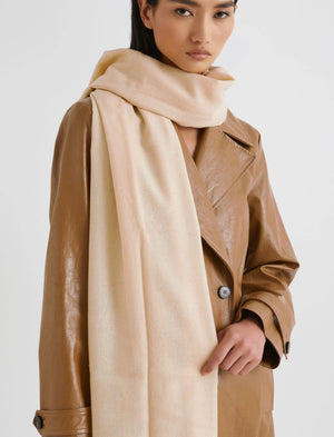 Marella Ciocca Micro-Sequin Scarf, Ivory