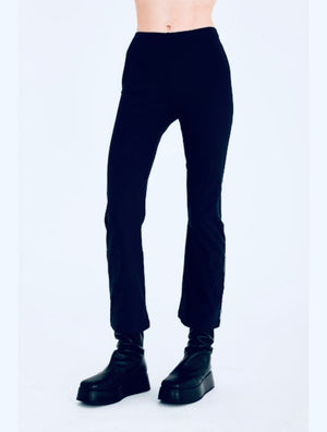 Elaine Kim Cicero Tech Stretch Cropped Pants with Studs