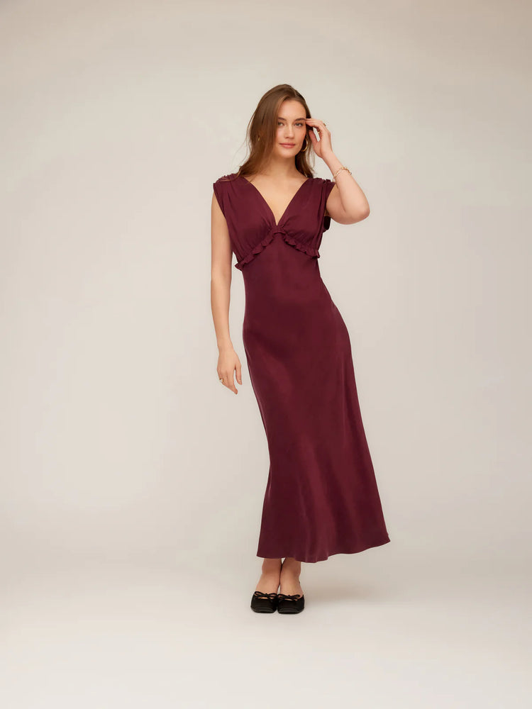 Fifteen Twenty Cierra Ruffle Detail Midi Dress