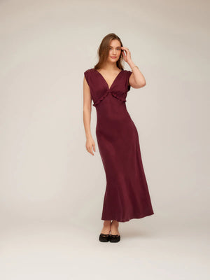 Fifteen Twenty Cierra Ruffle Detail Midi Dress
