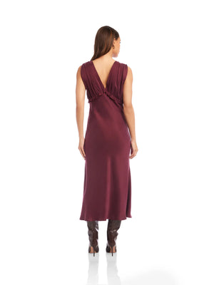 Fifteen Twenty Cierra Ruffle Detail Midi Dress