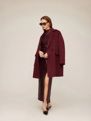 Fifteen Twenty Row Brushed Coat