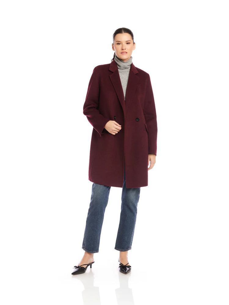 Fifteen Twenty Row Brushed Coat