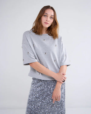 Summum Embellished Sweatshirt - Final Sale