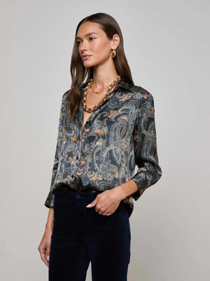 L'Agence Dani 3/4 Sleeve Blouse