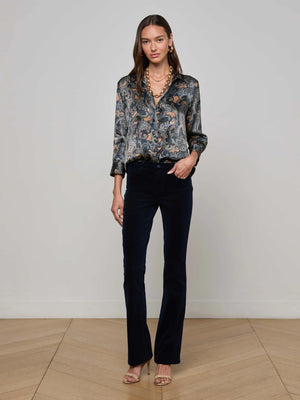 L'Agence Dani 3/4 Sleeve Blouse