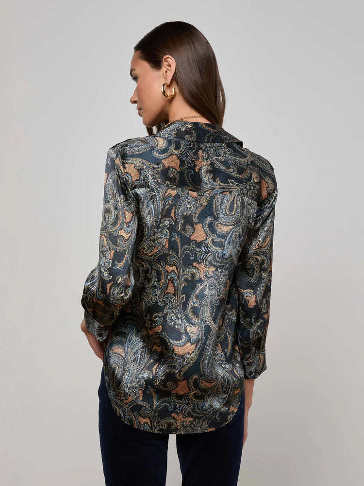 L'Agence Dani 3/4 Sleeve Blouse