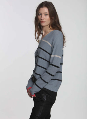 LABEL + thread Ainsley Stripe Sweater