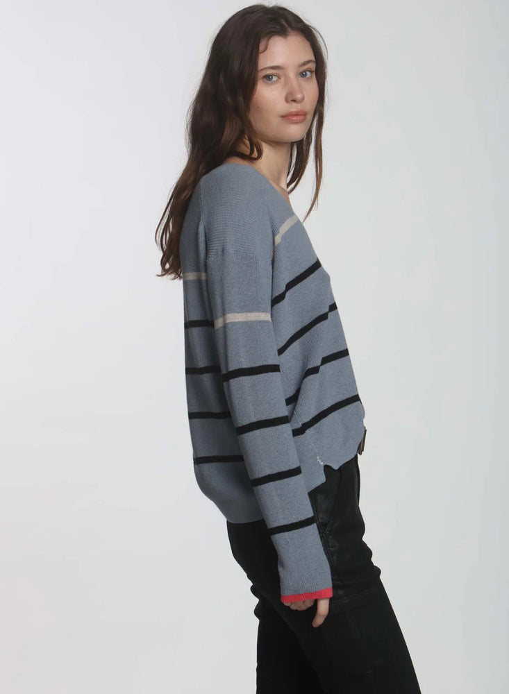 LABEL + thread Ainsley Stripe Sweater