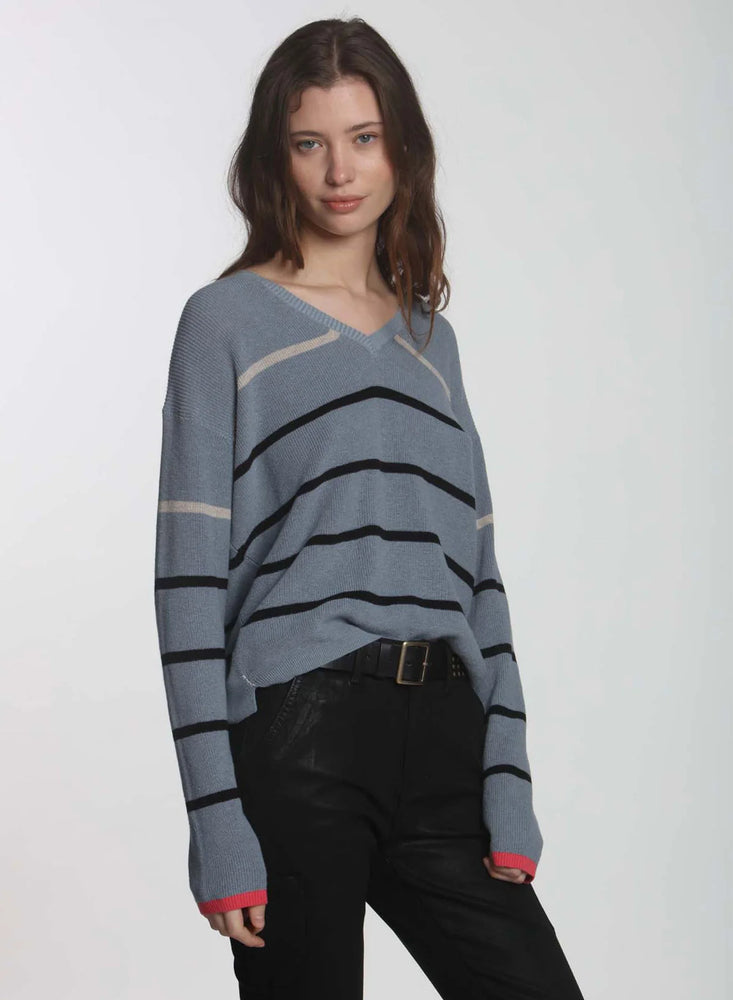 LABEL + thread Ainsley Stripe Sweater