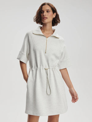 Varley Paisley Half Zip Dress
