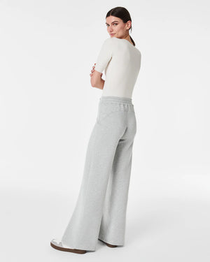 Spanx AirEssentials Wide Leg Pant, Light Heather Grey