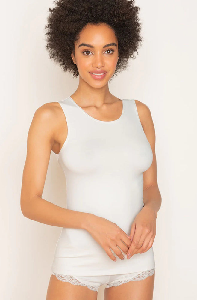 Only Hearts Delicious Cutaway Tank, White