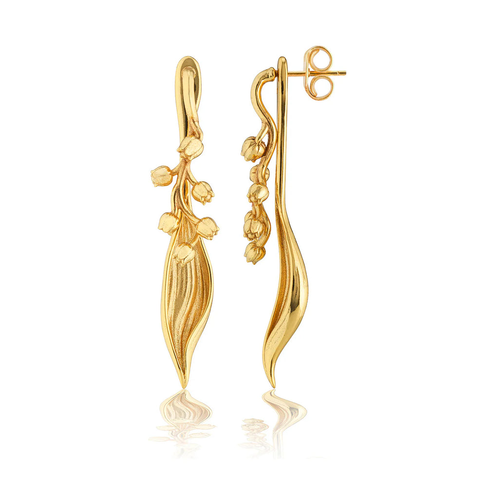 Capucine de Wulf Meadow Lily of the Valley Convertible Earrings