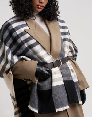 Echo Gramercy Plaid Ruana