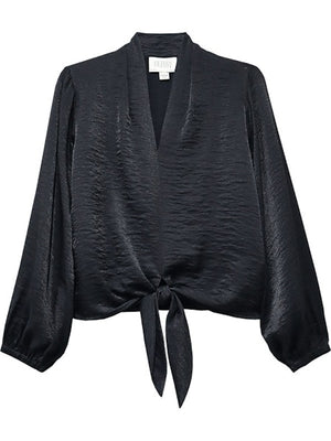 Fifteen Twenty Scarlet Tie Front Top