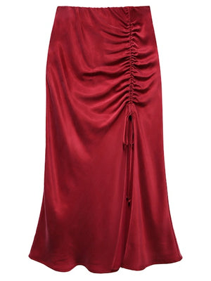 Fifteen Twenty Fiona Shirred Midi Skirt