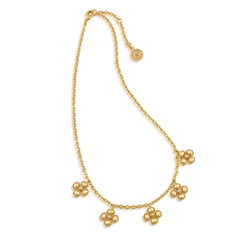 Capucine de Wulf Berry Clover Multi Station Necklace