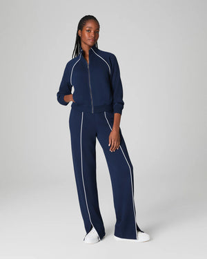 Spanx AirEssentials Pique Full Zip Track Jacket