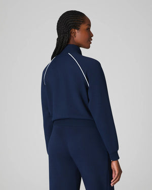 Spanx AirEssentials Pique Full Zip Track Jacket