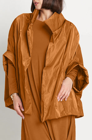 Planet by Lauren G Chic Cape, Chestnut