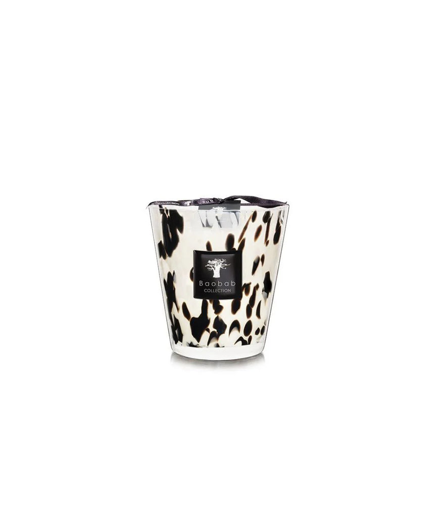 Baobab Collection Scented Candle, Pearls Black