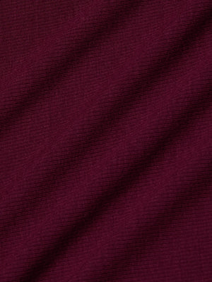 L'Agence Ressi Short Sleeve Crew Neck Tee, Dark Port