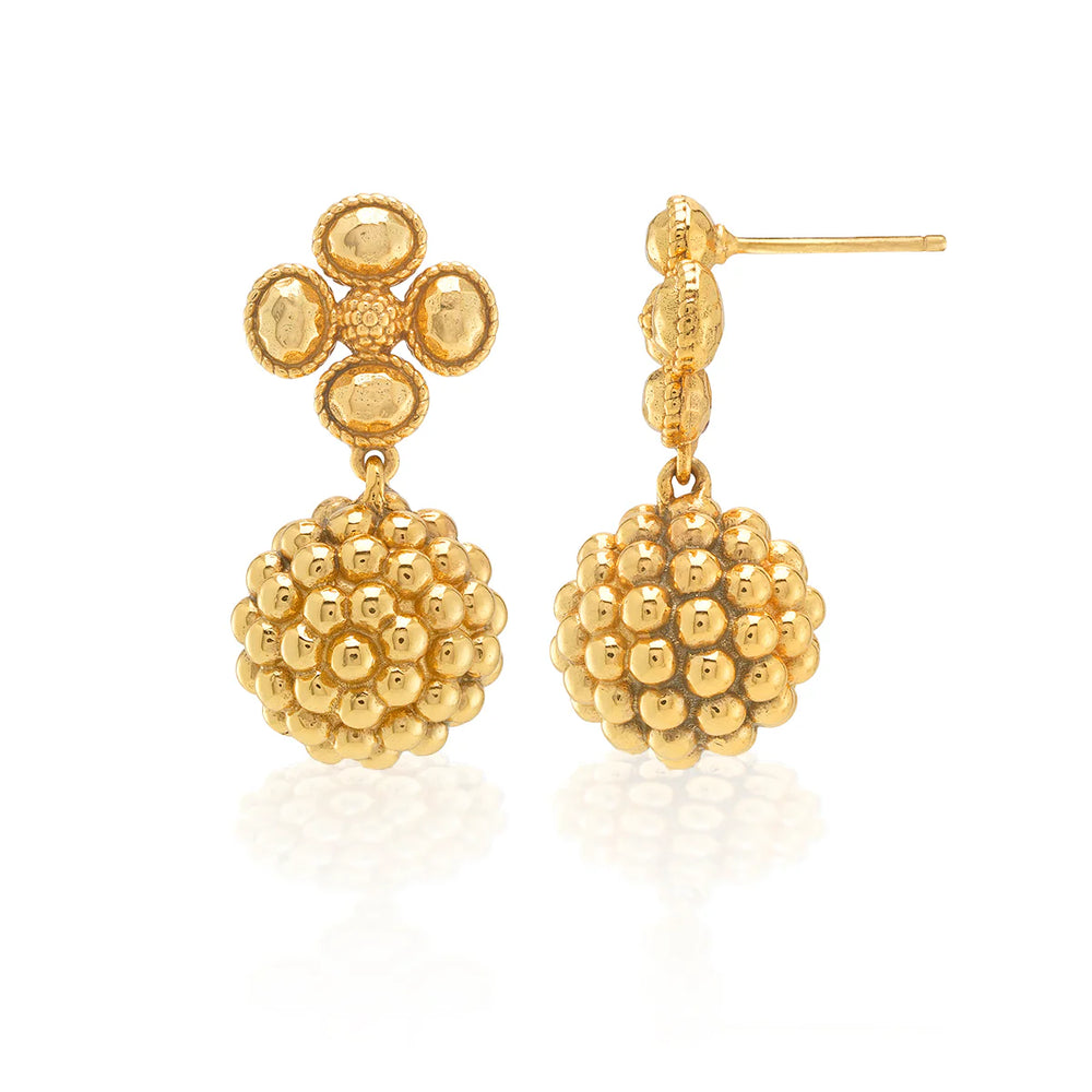 Capucine de Wulf Berry Clover Drop Earrings