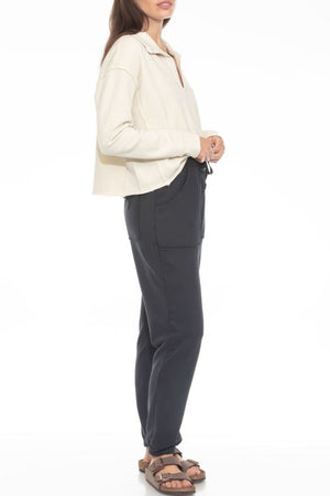 Hello Nite Coco Johnny Collar Top
