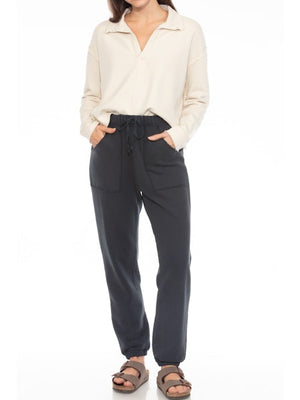 Hello Nite Coco Johnny Collar Top