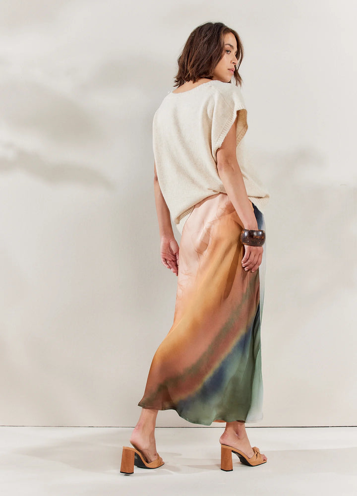 Summum Faded Print Skirt