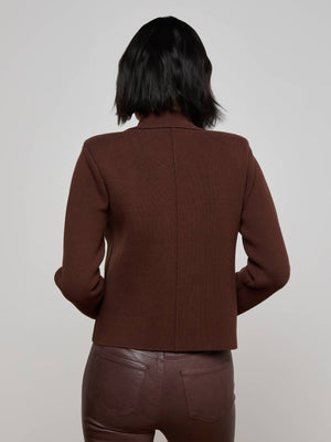 L'Agence Madilyn Double Breasted Knit Jacket