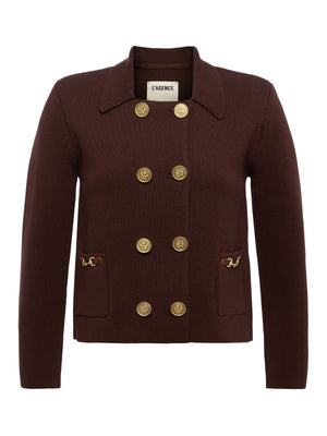 L'Agence Madilyn Double Breasted Knit Jacket
