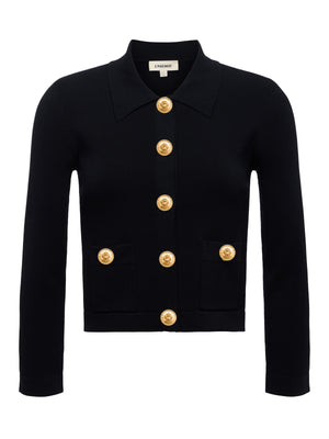 L'Agence Osiris Collared Cardigan