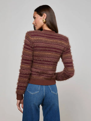 L'Agence Ariadne Mixed Stitch Cardigan